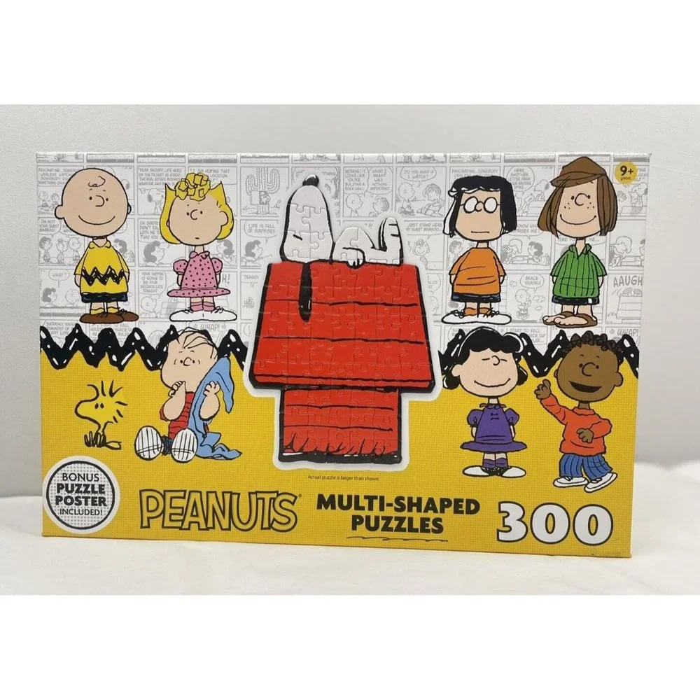 ROSEART PEANUTS Multi-Shaped Puzzles 300 Pcs For 9 Age +